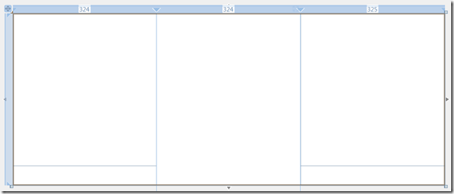 Grid layout - 3 columns, with 2-row grids in the left and right columns