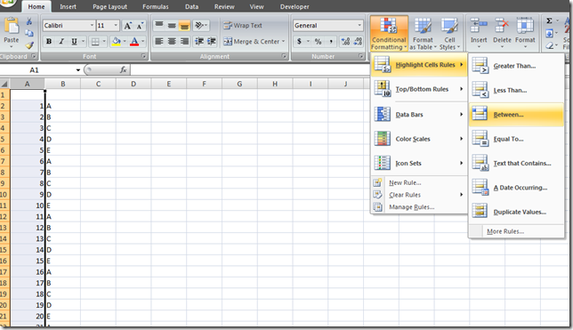 excel 2008 for mac conditional formatting