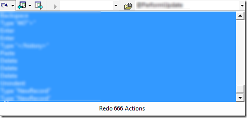Redo 666 Actions