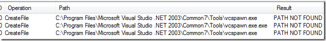vcspawn.exe Path Not Found